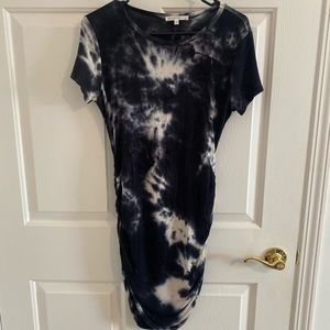 Tie dye summer t shirt dress